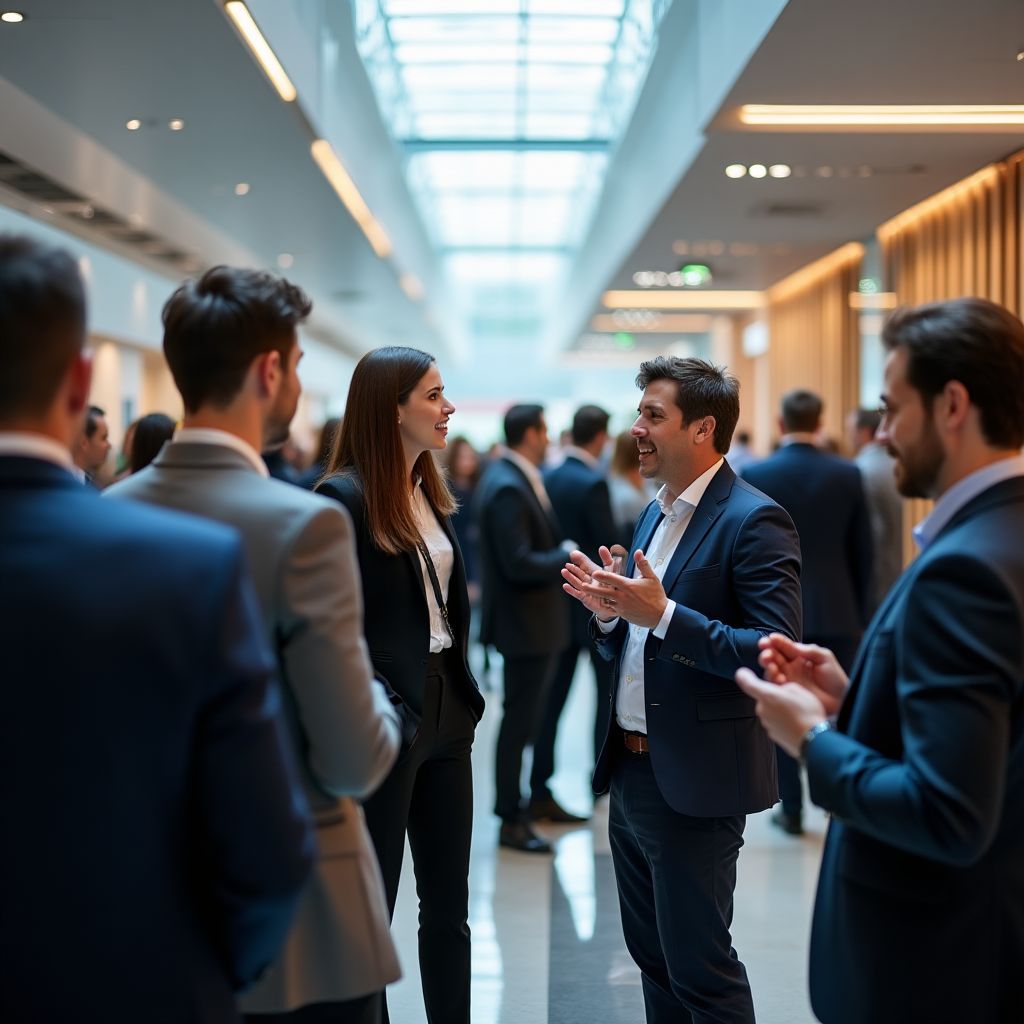 Business networking event